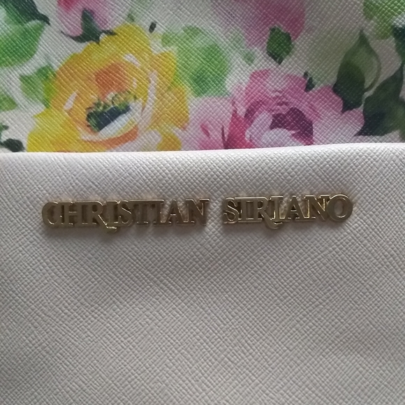 Christian striano pink w/ flowers mini bag 🌷🌸🌸 - Picture 5 of 6